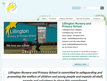 Tablet Screenshot of lillingtonschool.org
